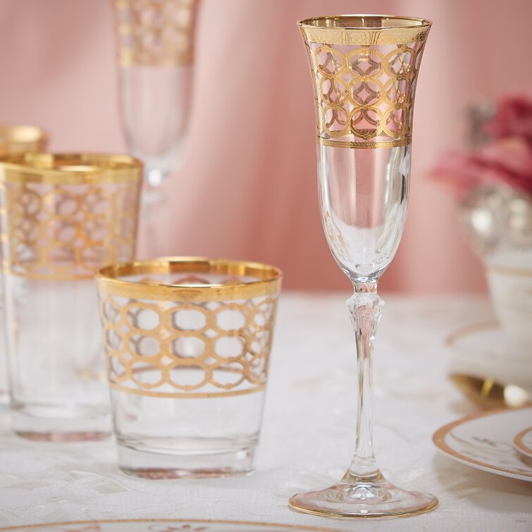 Set of 4 on sale champagne flutes